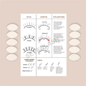 Lash Mapping Dimension Chart