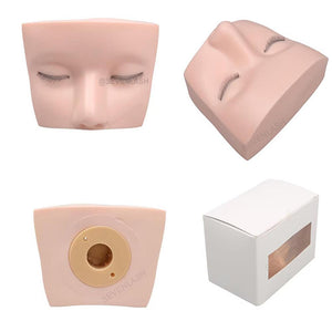 Three Layer Eyelash Mannequin Training Head