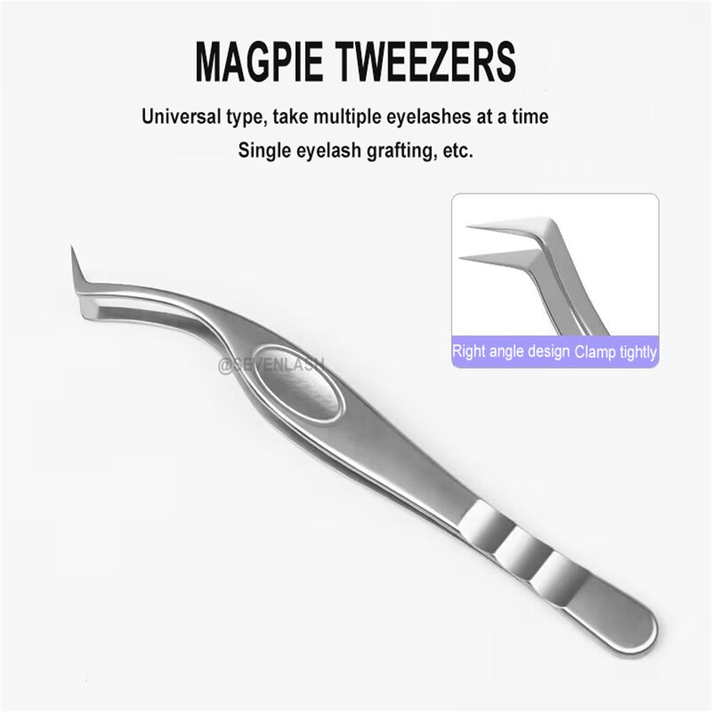 Anti-magnetic Non-stick Eyelash High-precision Tweezers