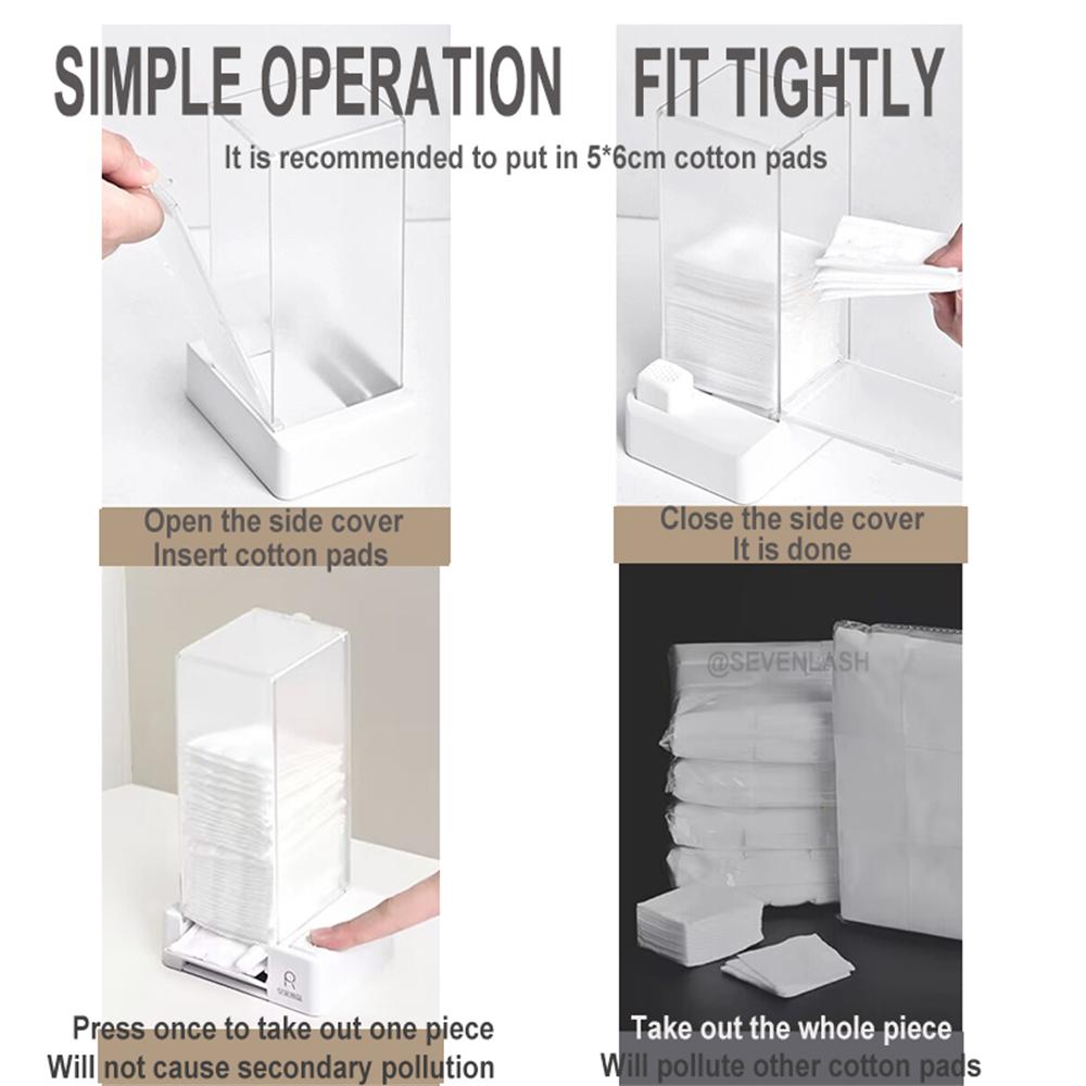 Automatic Cosmetic Cotton Storage Box