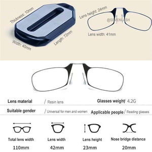 Boneless Portable Reading Glasses(2 Pairs)——FREE SHIPPING