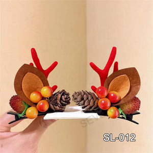 Christmas Deer Ears Hair Clip