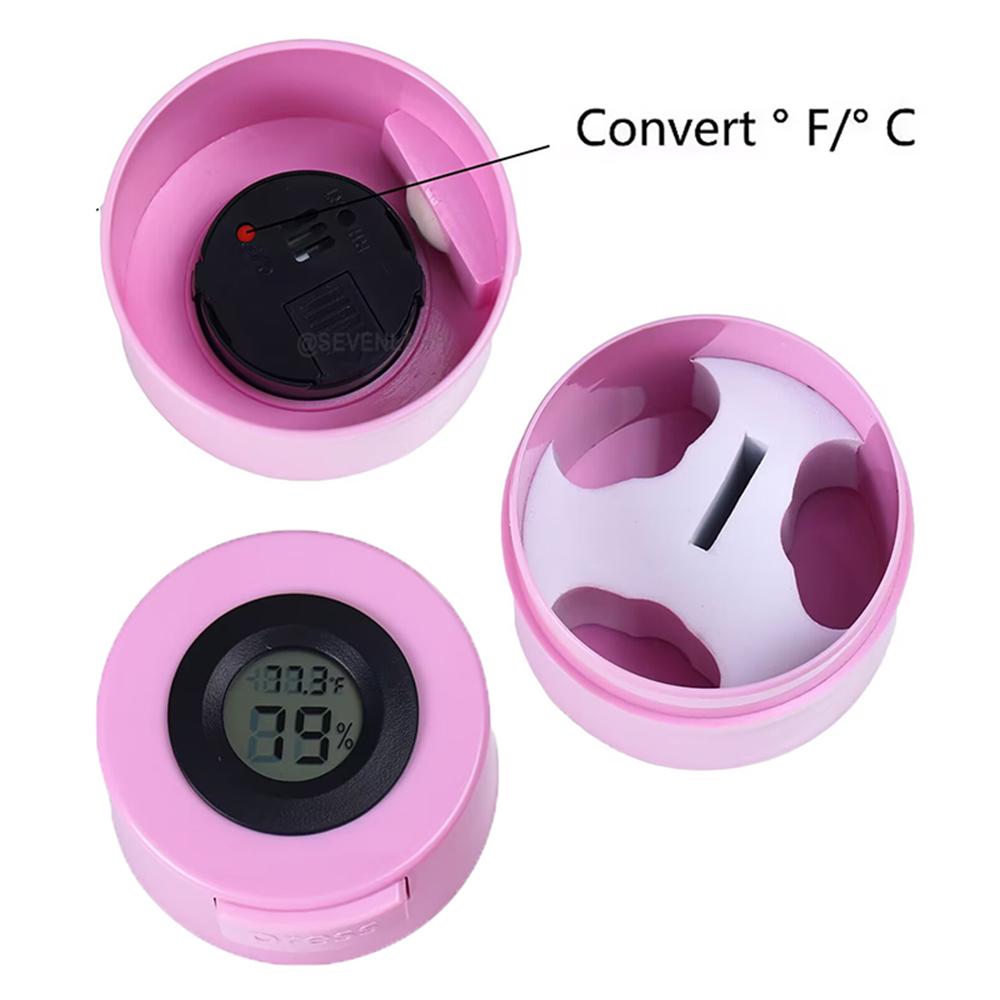 Colorful Glue Storage Tank with Humidity Temperature Display (Without Battery)