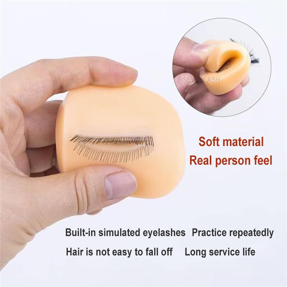 Detachable Eyelash Practice Model Head