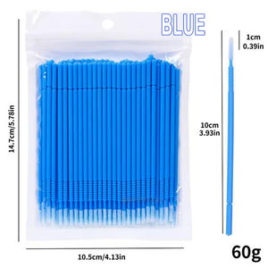 Disposable Spiral Non-slip Long Cleaning Lash Brush (100pcs)