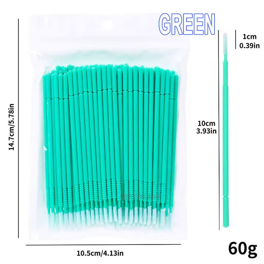 Disposable Spiral Non-slip Long Cleaning Lash Brush (100pcs)