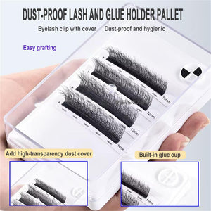 Dust-proof Lash and Glue Holder Pallet