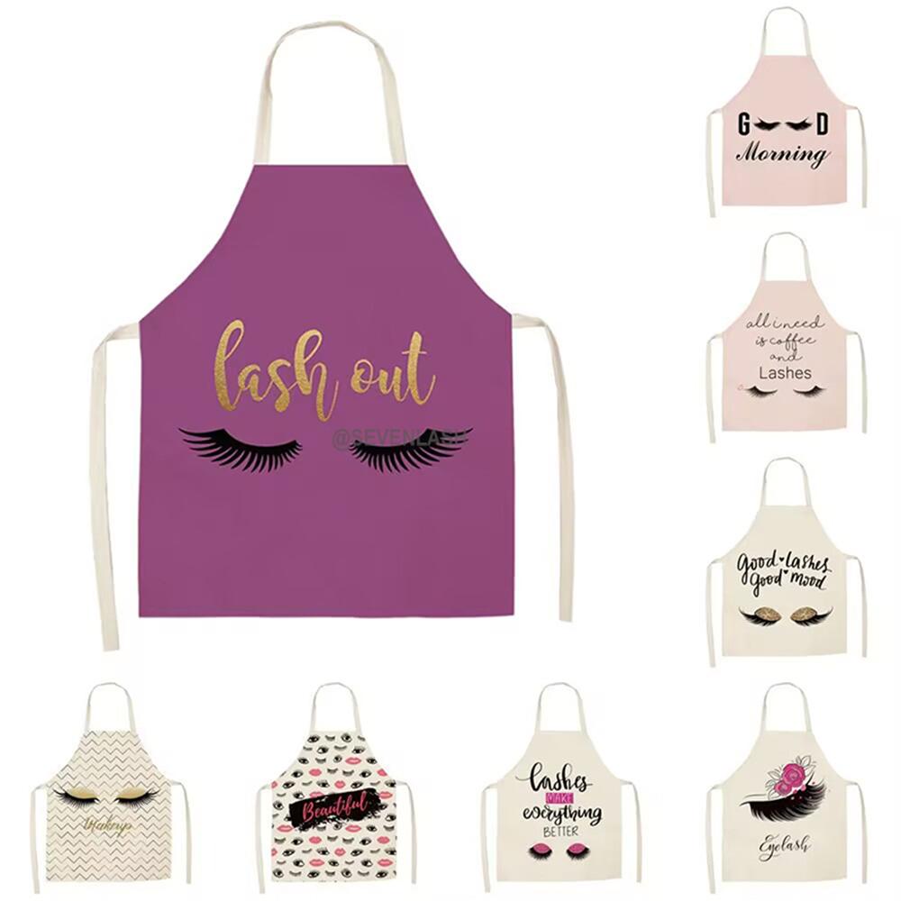 Embroidered Apron For Eyelash Artist