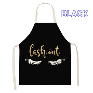 Embroidered Apron For Eyelash Artist