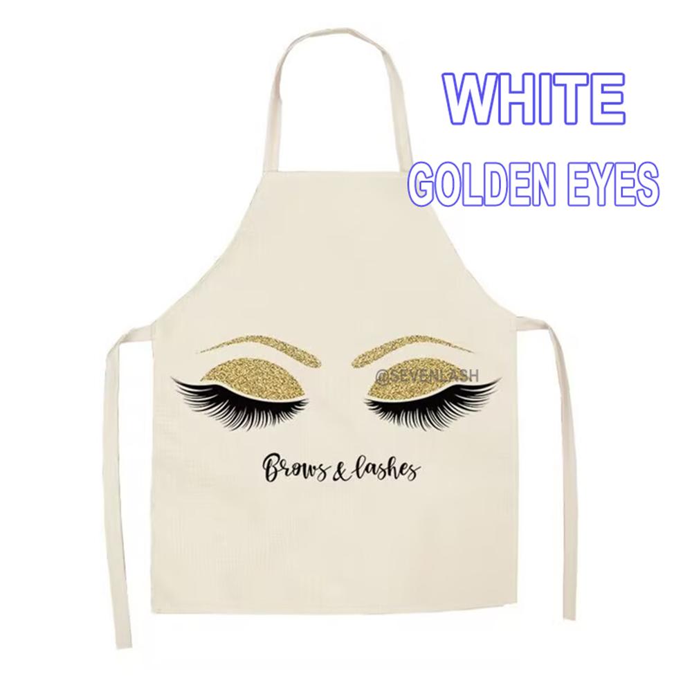 Embroidered Apron For Eyelash Artist