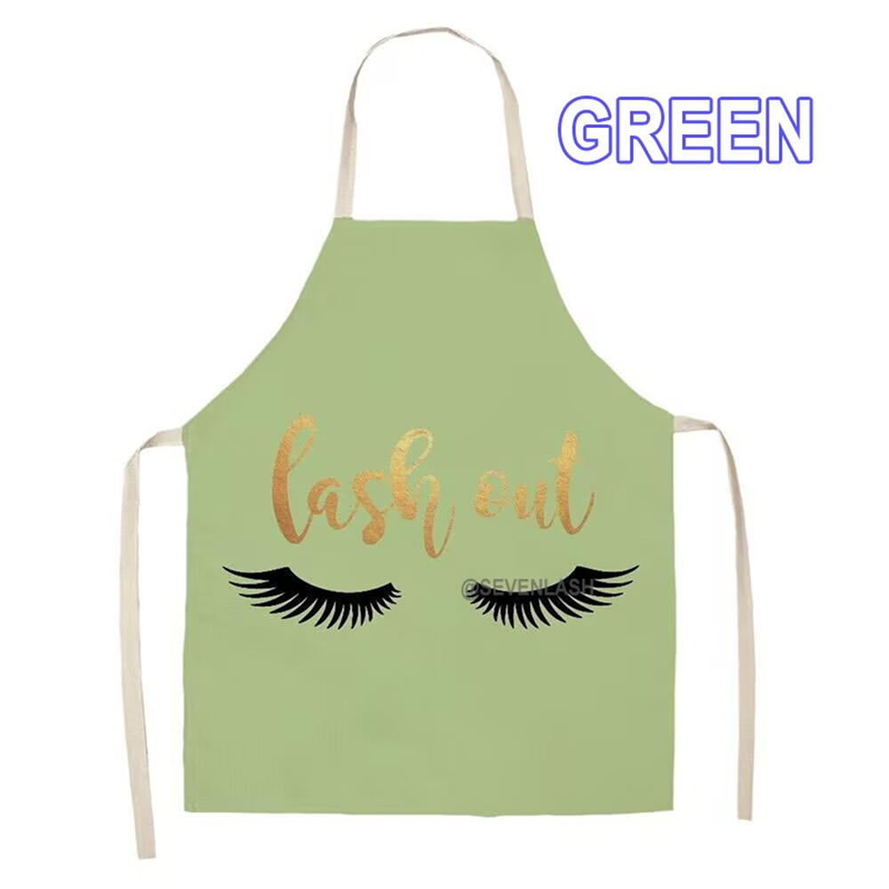 Embroidered Apron For Eyelash Artist