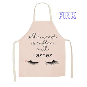 Embroidered Apron For Eyelash Artist