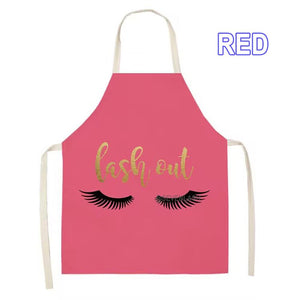 Embroidered Apron For Eyelash Artist