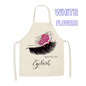 Embroidered Apron For Eyelash Artist