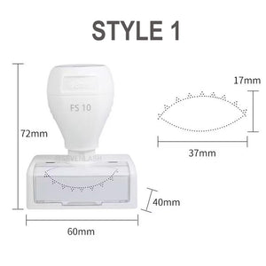 Grafting Eyelash Stamp Seal for Training