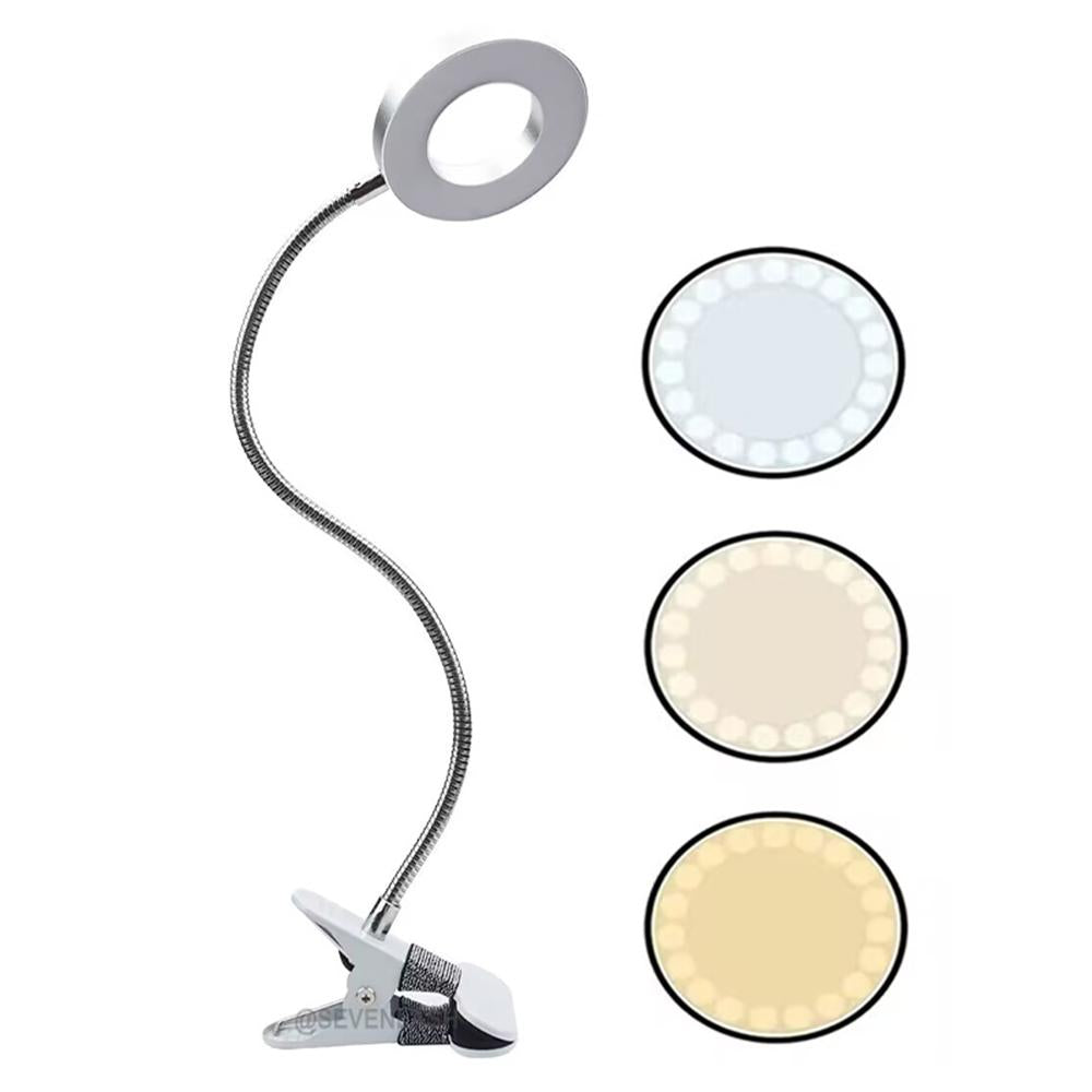 Eyelash Lighting Desk Lamp With Clip