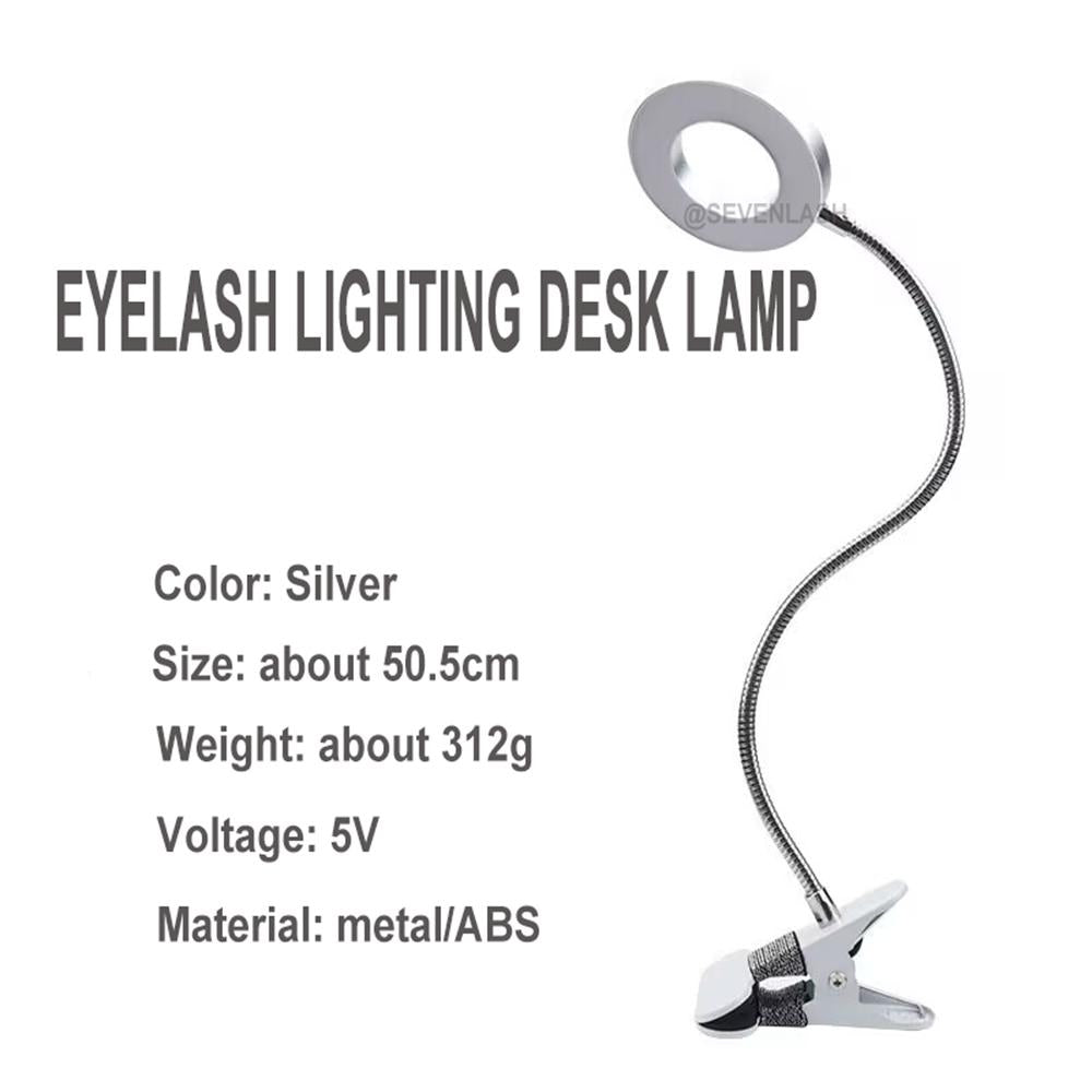 Eyelash Lighting Desk Lamp With Clip