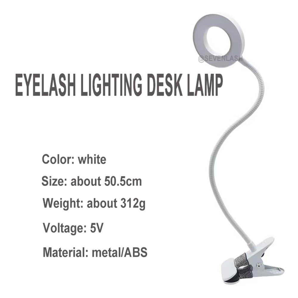 Eyelash Lighting Desk Lamp With Clip