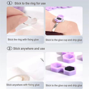 Lash Extension Diamond Glue Cup(200 pcs/pack)