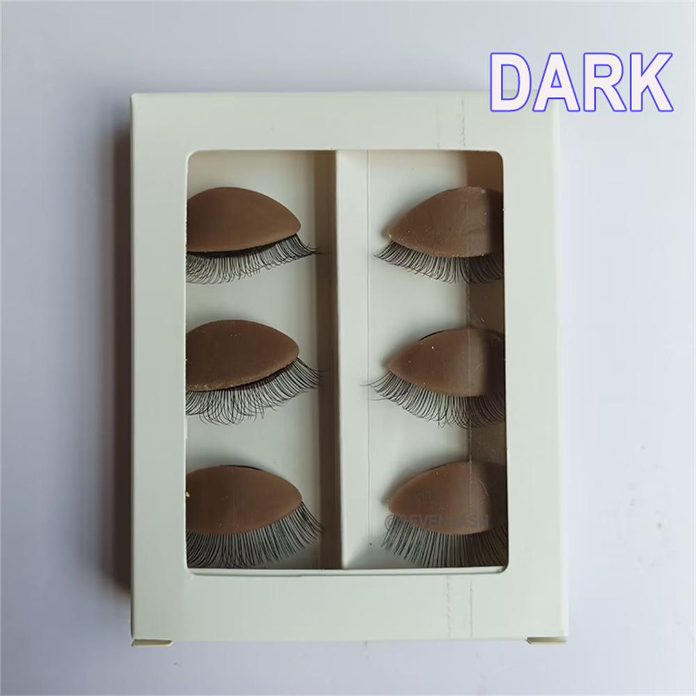 Mannequin Head Practice Replacement Double Layer Eyelids 3 pairs