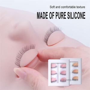 Mannequin Head Practice Replacement Double Layer Eyelids 3 pairs