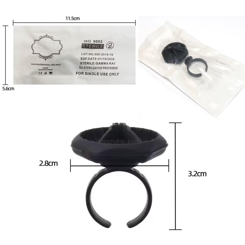 Removable Silicone Glue Ring Cup for Eyelash Extension