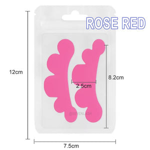 Reusable Flower type Lashes Silicone Under Eye Pads