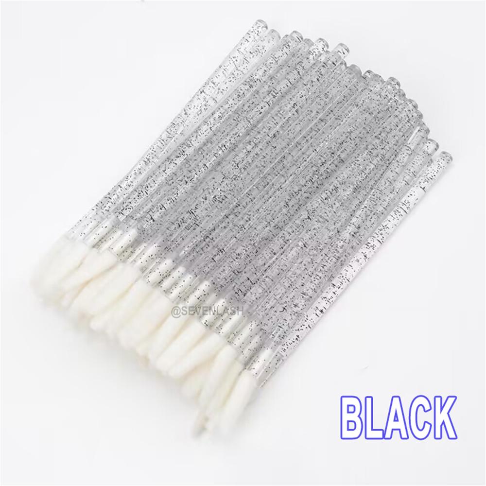 Slanted Crystal Handle Lip Brush (50 pieces/piece)