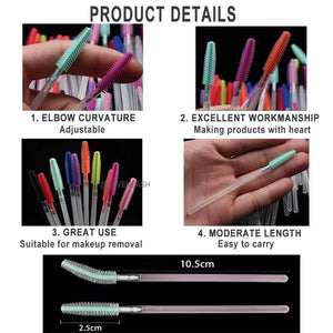 Silicone Transparent Eyelash Brush