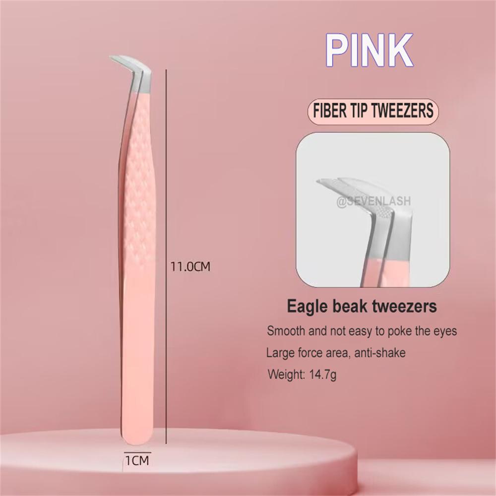 Fiber Tip Tweezers Sets For Eyelash Extensions