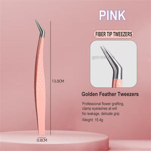 Fiber Tip Tweezers Sets For Eyelash Extensions