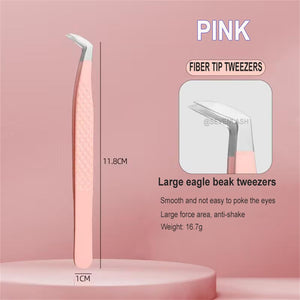 Fiber Tip Tweezers Sets For Eyelash Extensions