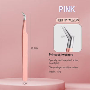 Fiber Tip Tweezers Sets For Eyelash Extensions