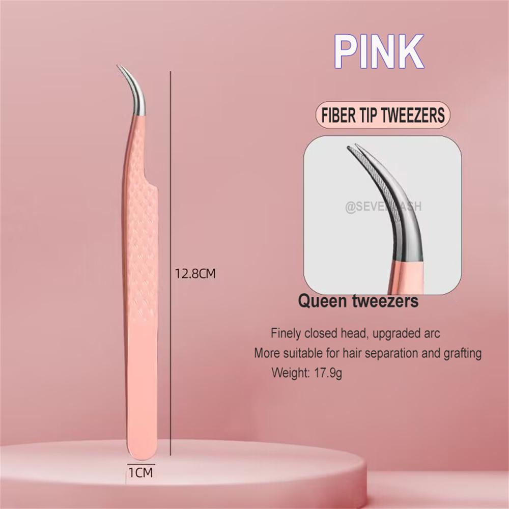 Fiber Tip Tweezers Sets For Eyelash Extensions