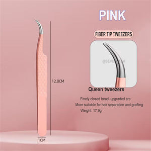 Fiber Tip Tweezers Sets For Eyelash Extensions