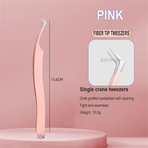 Fiber Tip Tweezers Sets For Eyelash Extensions