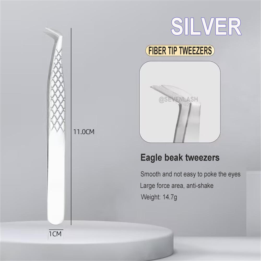 Fiber Tip Tweezers Sets For Eyelash Extensions