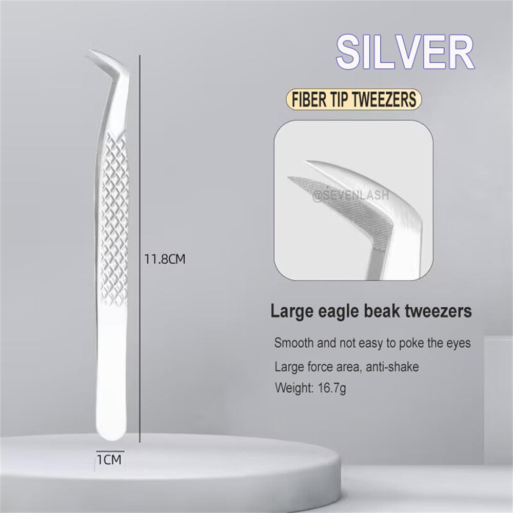 Fiber Tip Tweezers Sets For Eyelash Extensions