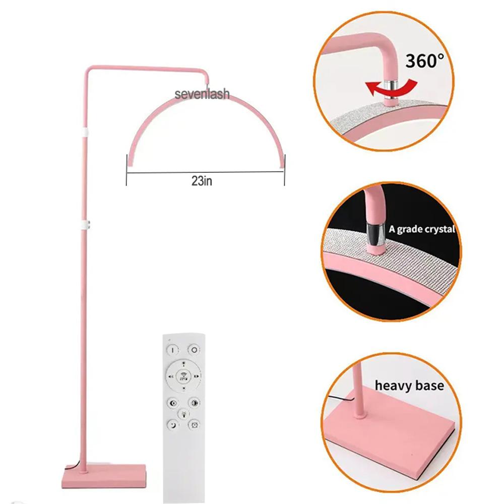 LED LASH lamp( stand )with phone holder LASH LAMP for EYELASH EXTENSIONS  MAKEUP